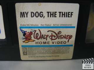 My Dog, The Thief VHS Dwayne Hickman, Joe Flynn; Disney 012257291032 
