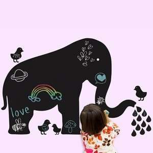    WallCandy Arts Chalkboard Baby Elephant WallCandy