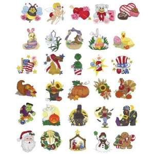 Holiday Fun Embroidery Designs by Dakota Collectibles on 