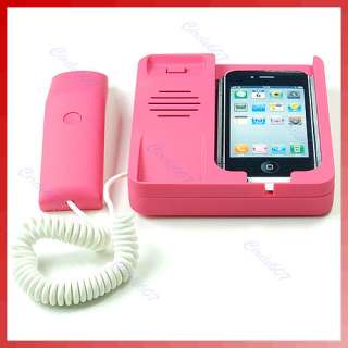 Classic Home Office Desk Telephone Phone Corded Handset For iPhone 4 