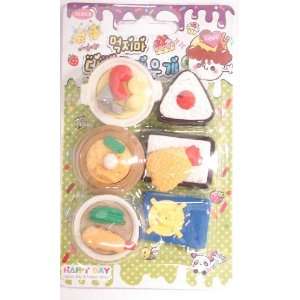   Japanese Style Cute Fun Japanese Food Dishes Erasers: Everything Else