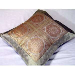   Brocade Floor Bed Couch Pillow Euro Sham 