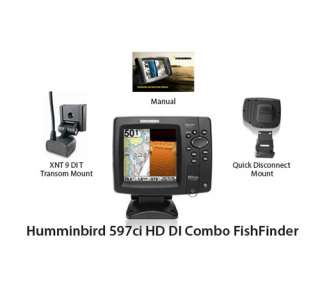 Humminbird 597ci HD DI Combo FishFinder Internal GPS Combo New  