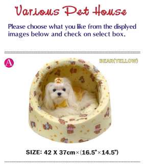 VARIOUS INDOOR PET DOG CAT HOUSE BED TENT  
