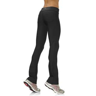 REEBOK Womens EASYTONE Pants BLACK Fitness Resistance + Compression 