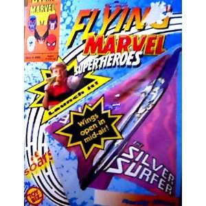   Flying Marvel Superheroes   The Silver Surfer Really Flies!: Toys