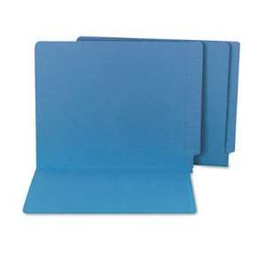  End Tab File Folder   Straight Cut, End Tab, Letter, Blue 