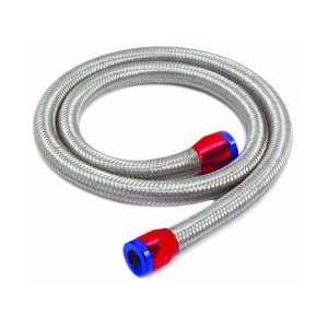  SSteel Flex Fuel Line Kit Incl. Fuel Line w/2 Red And Blue 