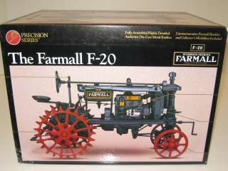 Up for sale is a 1/16 FARMALL F 20 Wide Front Precision #3 tractor on 