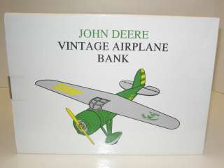 16 JOHN DEERE Lockheed Vega 5B Airplane Bank. Second one in the John 