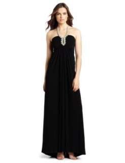  ABS Allen Schwartz Womens Embellished Neckline Maxi Dress 