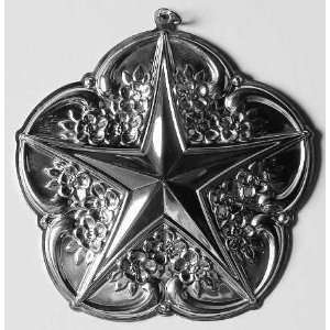  Gorham Sterling Silver Rose Tiara Star Ornament (2002 