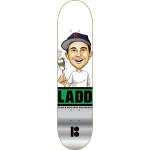  Plan B PJ Ladd Prolite MVP Skateboard Deck   8 x 32 