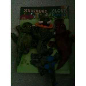  Dinosaur Glove Hand Puppets Set of 4 Toys & Games