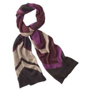  Missoni for Target Mens Purple, Black and Grey Scarf 