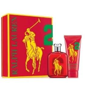  Polo Big Pony Red #2 by Ralph Lauren, 2 piece gift set for 