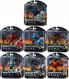 Halo Mcfarlane Reach Series 2 Action Figures Set Of 7