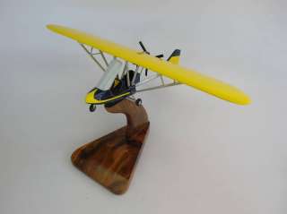 RX 550 Beaver Ultralight Airplane Desk Wood Model Big  