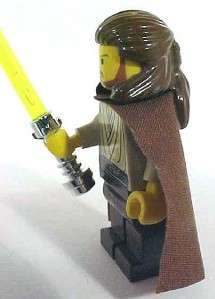 Lego Star Wars QUI GON JINN Mini Figs with Lightsaber and Cape  