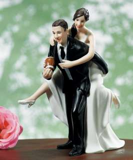   THEME BRIDE & GROOM WEDDING FIGURINE CAKE TOPPER 068180006540  