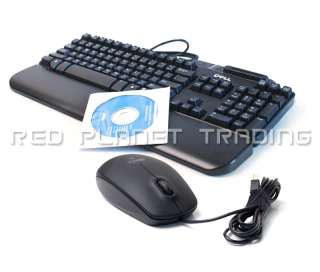 New Dell Keyboard KW240 with Card Reader + Mouse 9RRC7  