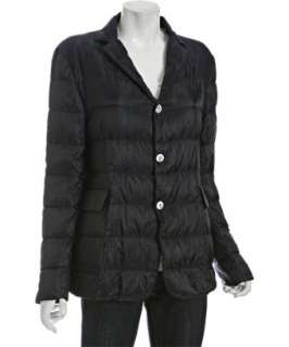 Moncler Moncler Gamme Bleu navy ripstop quilted Classica snap front 