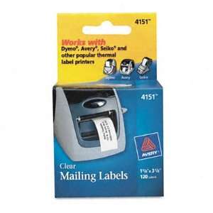  Avery Clear Multi Purpose Labels for Label Printers, 1.12 