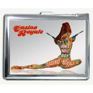   Bond 007 Retro Casino Royale Cigarette Case Lighter Wallet Card Holder