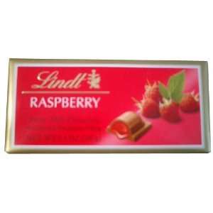 Lindt Raspberry Filled Chocolate, 3.5oz Grocery & Gourmet Food