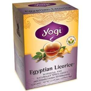 Yogi Tea Egyptian Licorice Organic Caffeine Free   16 Tea Bags (image 