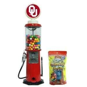   Sooners NCAA Red Retro Gas Pump Gumball Machine: Sports & Outdoors