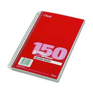  Mead Spiral Bound Notebook with College Rule, 6 x 9 1/2 