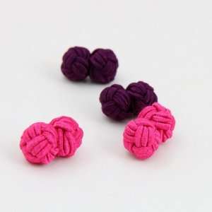   pink mens cufflinks with Gift Box Y&G Ten pair of Silk Cufflinks C7136