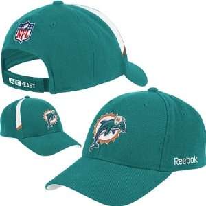 Miami Dolphins NFL Reebok Coaches Adjustable Hat  Sports 
