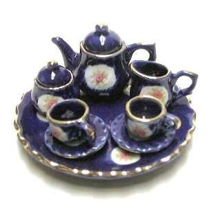  Blue Rose Mini Tea Set