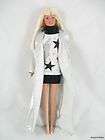 Vintage 1980s Barbie Rocker Silver Coat ~ Sheer Tights ~ Star 