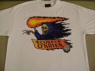 Santa Cruz Corey OBrien REAPER T Shirt WHT XL  