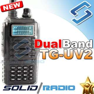 Dual Band TG UV2 VHF + UHF 2 way radio FREE earpiece  