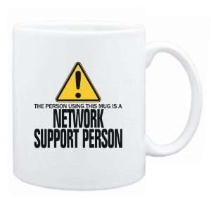New  The Person Using This Mug Is A Network Support Person  Mug 