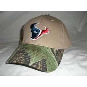 NFL Houston Texans Licensed Realtree Camo Khaki Hat Cap 