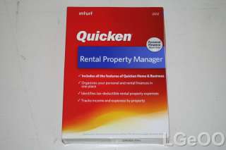 New Intuit Quicken Rental Property Manager 2012, 417231 028287034099 