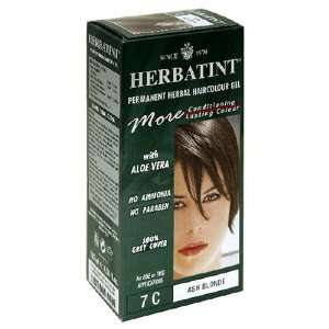 Herbatint Permanent Herbal Haircolour Gel with Aloe Vera, Ash Blonde 
