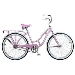   girls ladies schwinn pink cruiser road bike bicycle 26 inch  