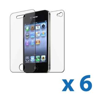 6x Clear Front+Back Screen Cover Shield Protector FULL BODY for iPhone 