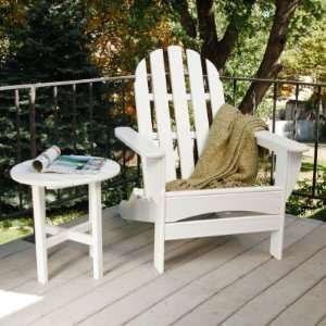  Polywood Recycled Plastic Curveback Adirondack Chair and 