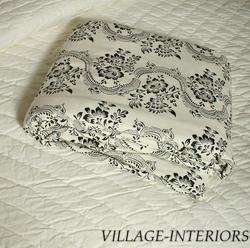 FRENCH COUNTRY PAULA BLACK TOILE KING DUVET COVER  