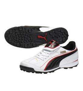 Puma Liga XL TT Indoor / Turf Soccer Shoes White   Navy   Red New Size 
