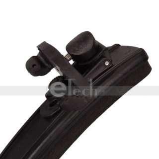 High Quality Plastic 1/2 1/4 Violin Shoulder Rest Black  