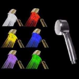 Colors Rainbow Automatic Change LED Light Shower Head  