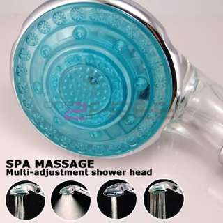   Filter NEG ION SPA MASSAGE Crystal Shower Head Save Water  